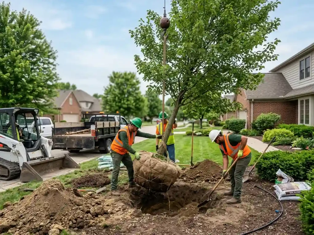 What Happens During Professional Tree Installation