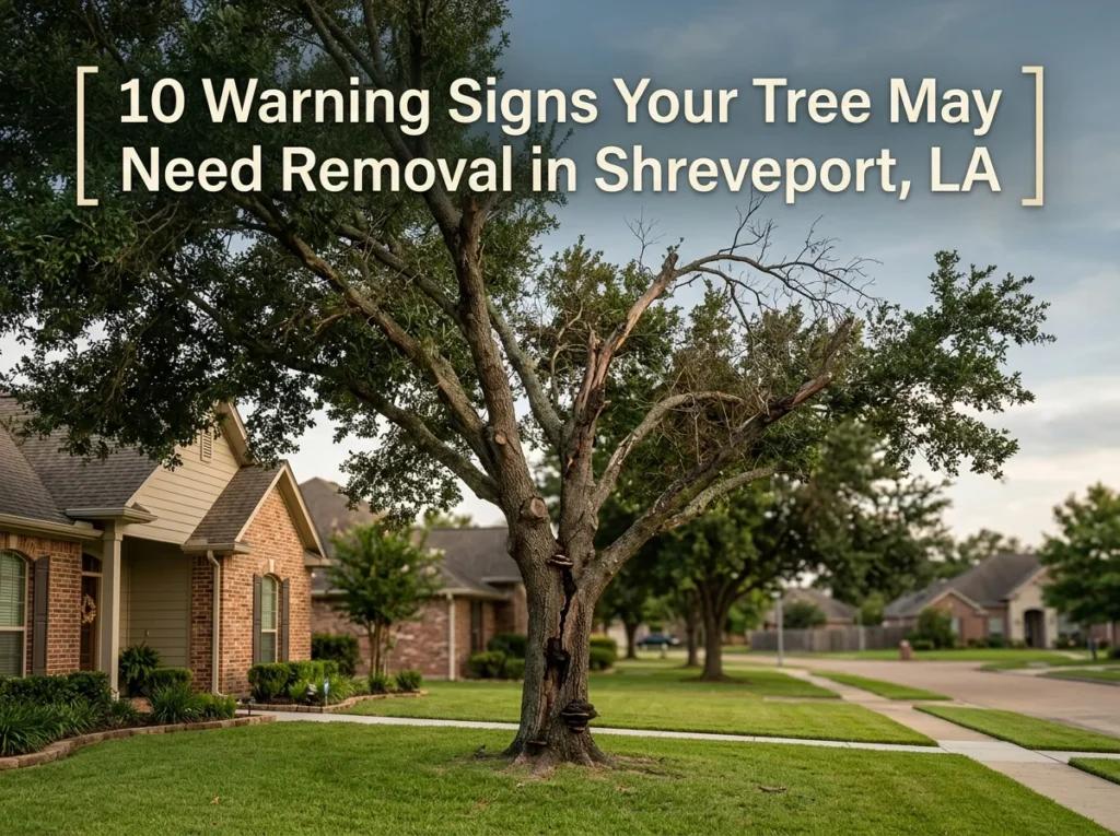 10 Warning Signs Your Tree May Need Removal in Shreveport, LA