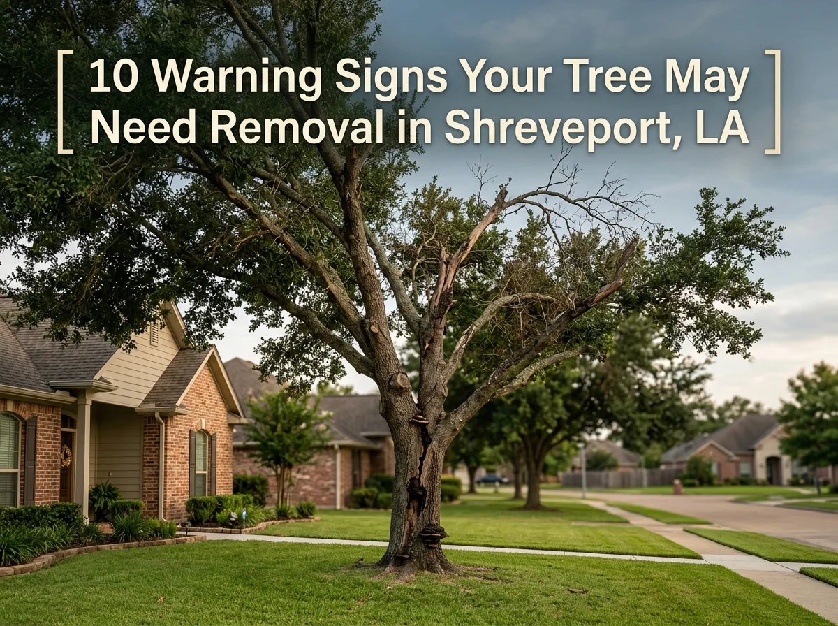 10 Warning Signs Your Tree May Need Removal in Shreveport, LA