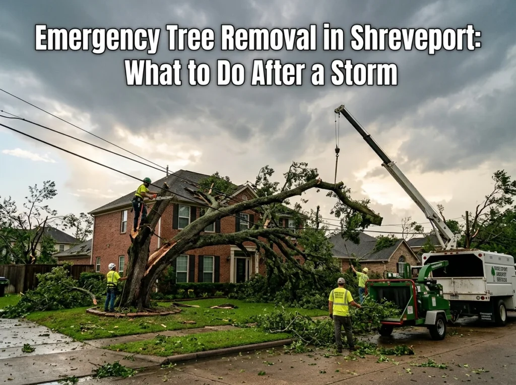 Emergency Tree Removal in Shreveport What to Do After a Storm