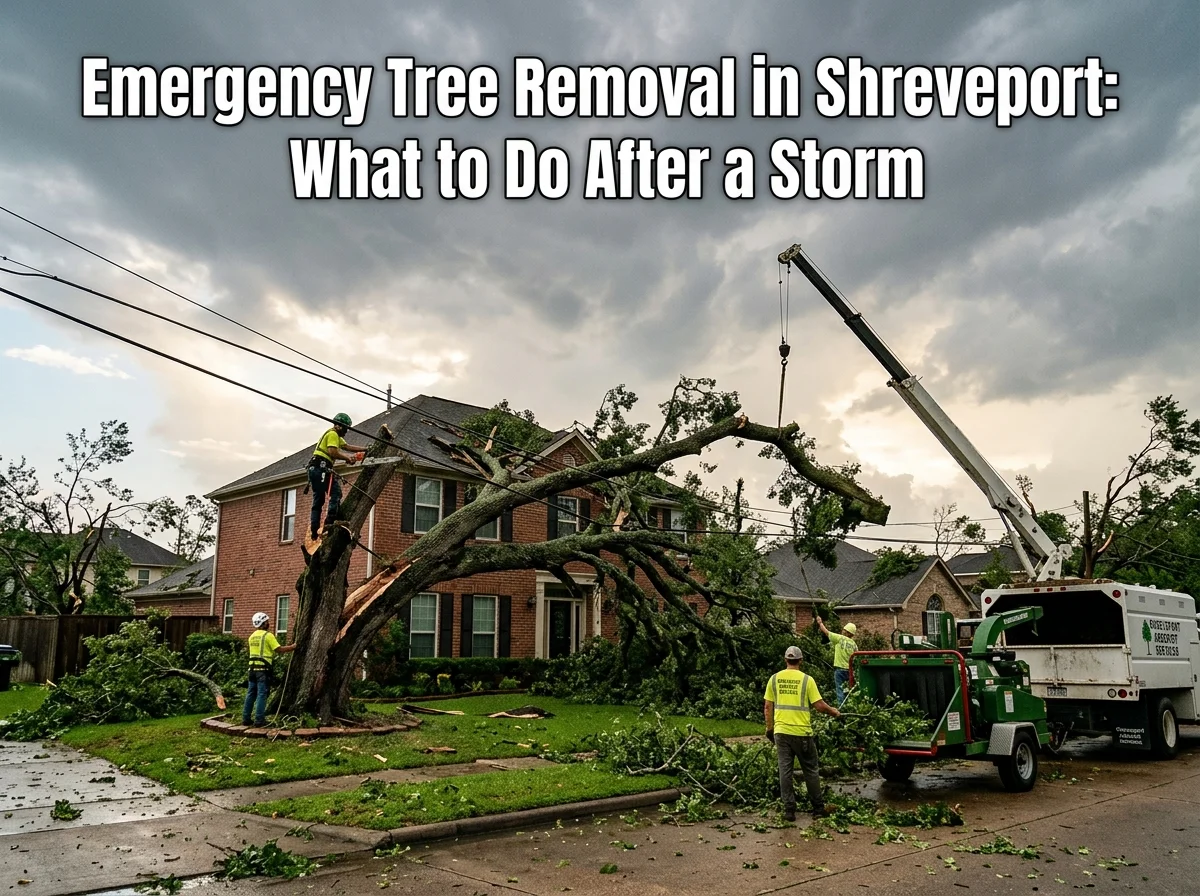 Emergency Tree Removal in Shreveport What to Do After a Storm