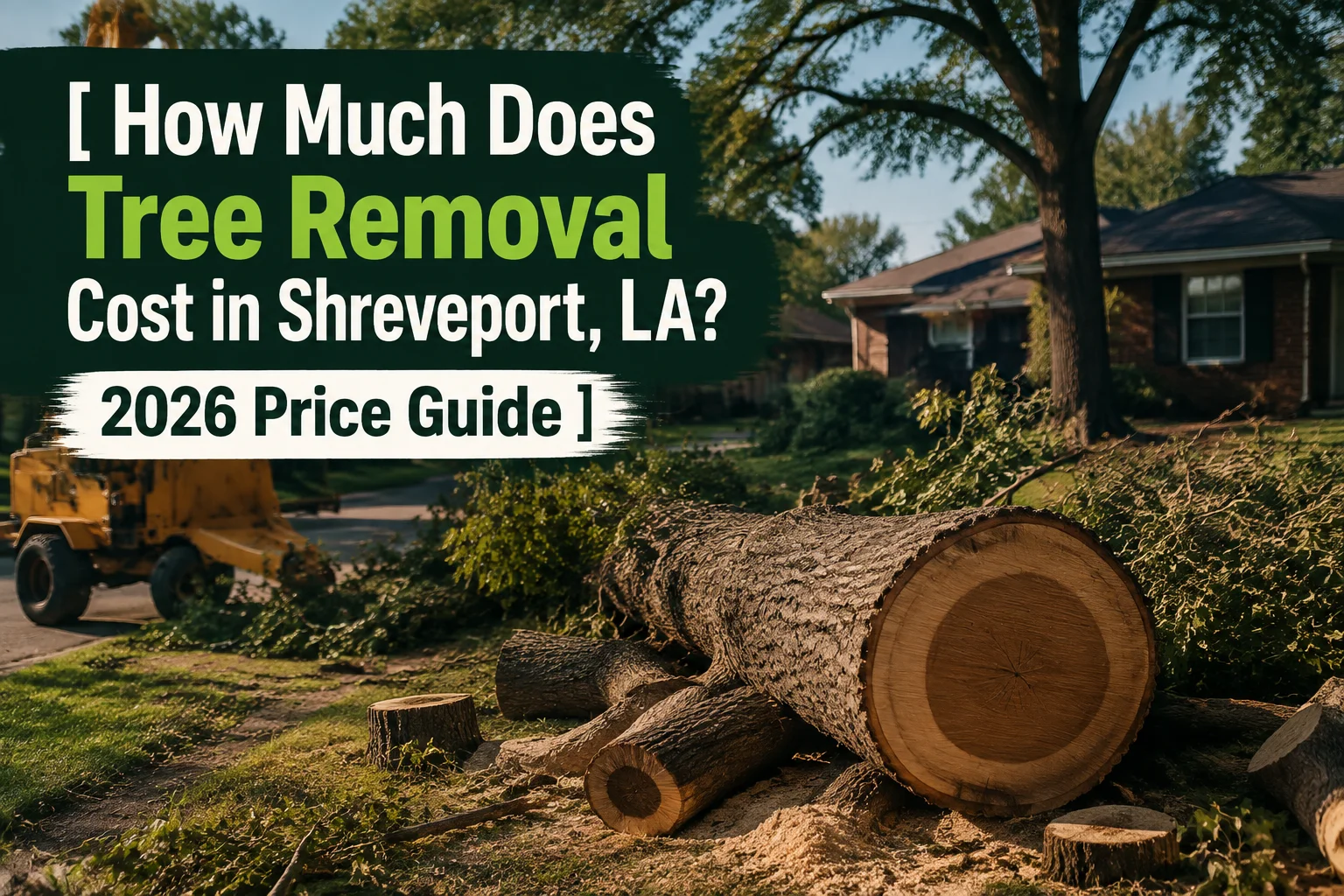 How Much Does Tree Removal Cost in Shreveport, LA? 2026 Price Guide